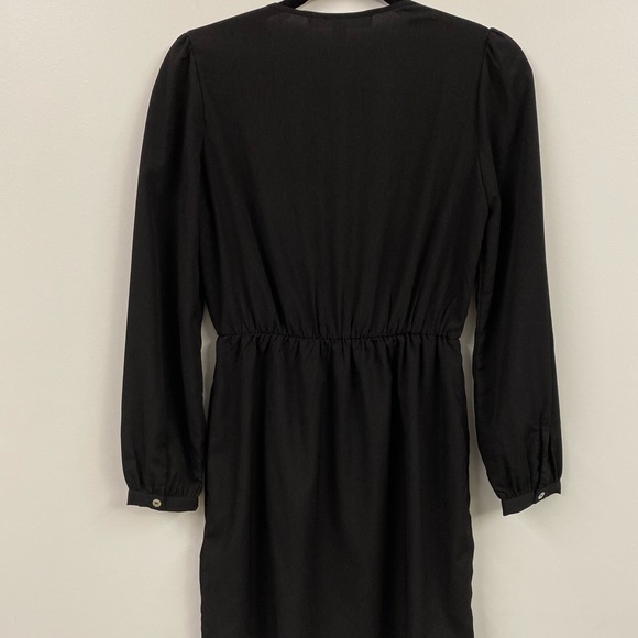 HONEY BELLE I Black Long Sleeve Cocktail Dress S - Picture 4 of 4